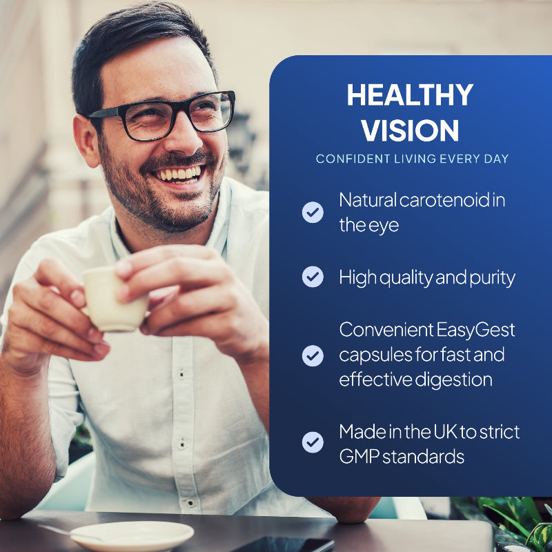 Simply Supplements Lutein is a convenient EastGest capsule for fast and effective digestion