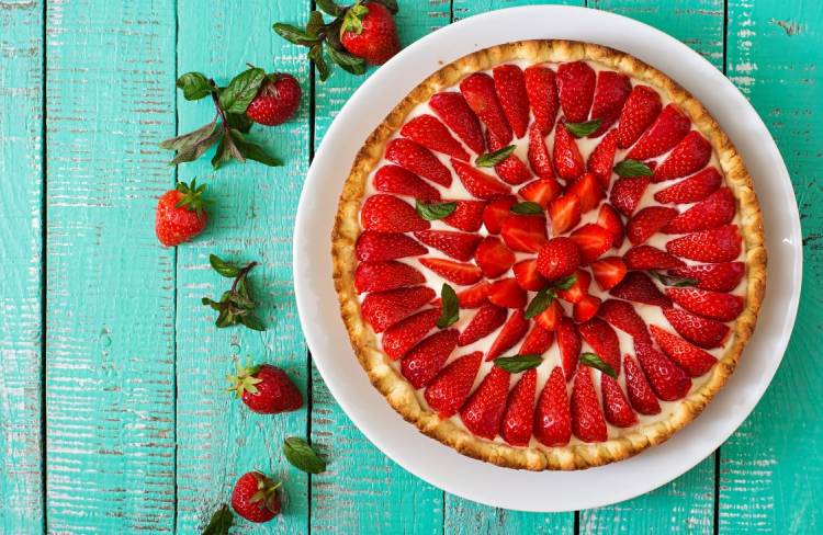 Crostata di Primavera alle Fragole