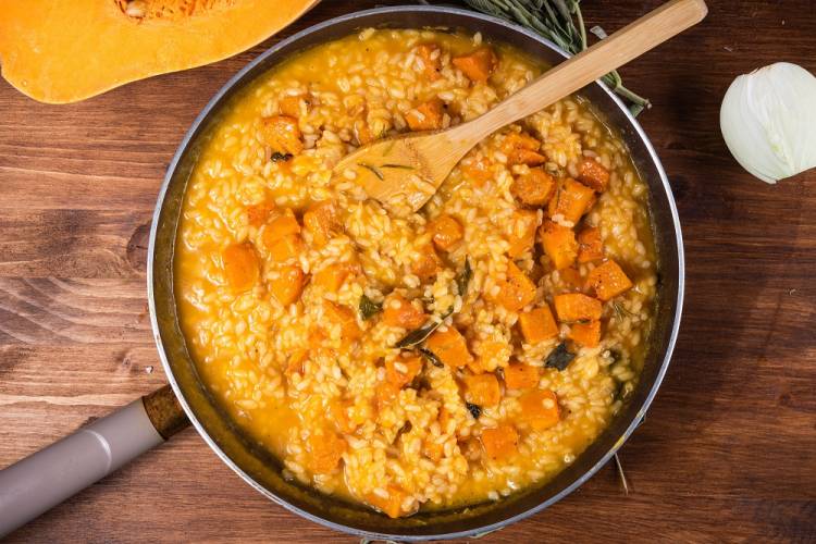 Risotto arancione con Zucca e Carota